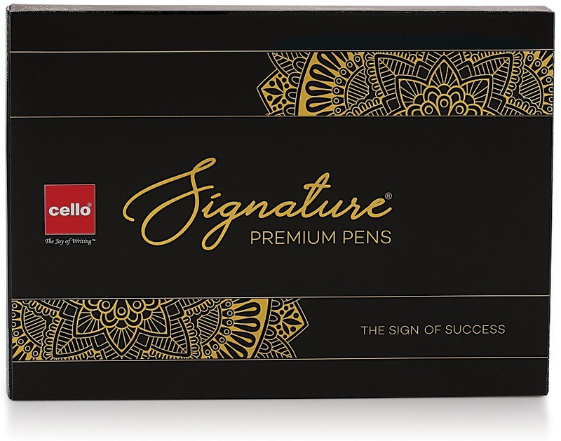 Cello Signature Carbon Travel Kit Pen Gift Set | Premium Gift Set For Dad | Ball Pen(Ink Color – Blue)