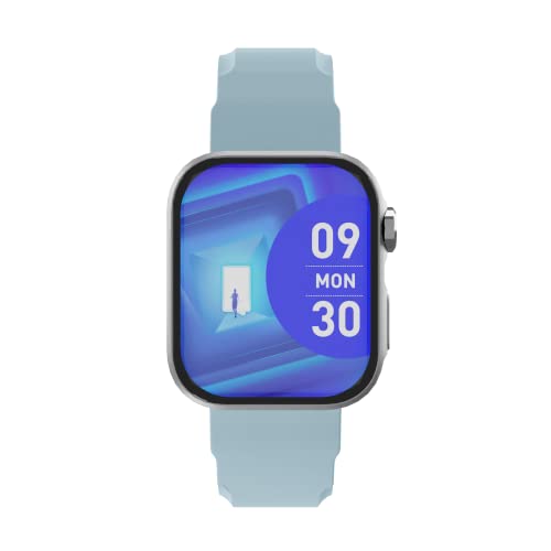 Number Talkfit Pro 1.85″ Hd Display Bt Calling Metal Frame With Rotating Crown Aod Smartwatch, Blue