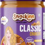 Snackinn Classic Crunchy Peanut Butter (500 Gm,Pack Of 1)(500 G)