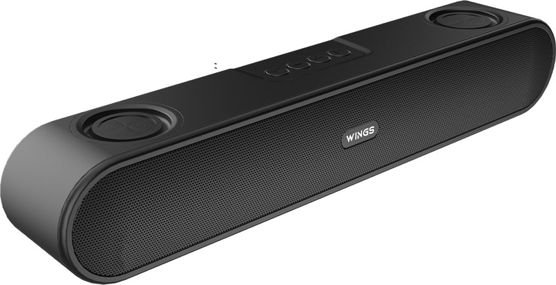 Wings Thunderbar 310 Made In India 14 W, Dual Passive Radiators With Bt 5.1 14 W Bluetooth Speaker(Black, Mono Channel)