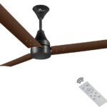 Luminous Slimaire 5 Star 1200 Mm 3 Blade Ceiling Fan(Bldc Motor With Remote | Ale Brown | Pack Of 1)