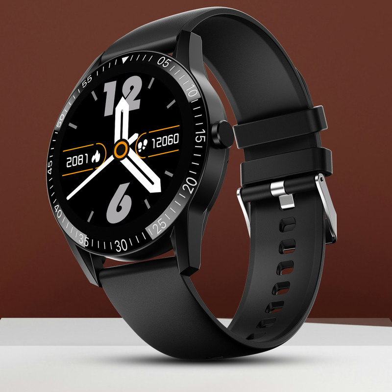 Fire-Boltt Talk 35.3Mm (1.39) Bluetooth Calling With Spo2, Metal Body & Luxury Design Smartwatch(Active Black Strap, 46)