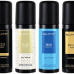 Bellavita Organic Deo Parfum Travel-Size Gift Set|4X50 Ml|Long Lasting Body Deodorant Spray  –  For Men & Women(200 Ml, Pack Of 4)