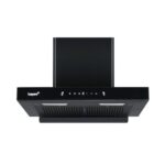 Livpure Fenix 60 Cm 1400 M3/Hr T-Shape | Filterless Auto Clean Kitchen Chimney With Oil Collector |10 Year Warranty On Motor (2 Year Comprehensive) By Livpure, (Touch & Gesture Control, Black)