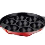 Nirlon Aluminium Non-Stick 7 Cavity Appam Patrapaniyarakkal | Paniyaram | Appam Pan | Pan Cake Maker | Ponganal Maker | Kuzhi Paniyaram | Paddu Tawa[3Mm_Clasic_Ap7]