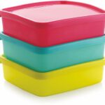Master Cook Polypropylene Fridge Container  – 400 Ml(Pack Of 3, Multicolor)