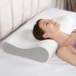 Iditri Export Cervical Contour Memory Foam Pillow For Sleeping,Orthopedic Pillow For Neck Pain, Support For Back,Stomach,Side Sleepers, With Breathable Zip Cover (19X12X4Inch) (Grey)