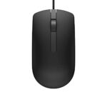 Dell Ms116 Wired Optical Mouse, 1000Dpi, Led Tracking, Scrolling Wheel, Plug And Play