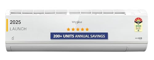 Whirlpool 1.5 Ton 5 Star, Magicool Inverter Split Ac (Magicool 15T 5S Inv Cnv S5K2Pp0, Copper, Convertible 4-In-1 Cooling Mode, Hd Filter White)