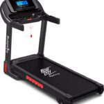 Lifelong Fitpro Treadmill For Home | 4 Hp Peak Motor | Foldable & Hydraulic Folding Treadmill (Max Weight:100 Kg)