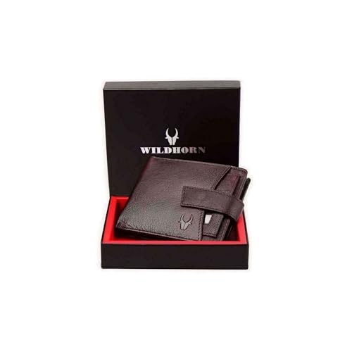 Wildhorn Rfid Protected Leather Wallet For Men, Brown