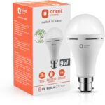 Orient Electric Emergency Bulb 9W, Energy Efficient,Ideal For Powercuts 4 Hrs Bulb Emergency Light(Cool White)