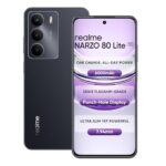 Realme Narzo 80 Lite 5G (Onyx Black, 6Gb+128Gb) | 6000Mah Long-Lasting Battery | Mediatek Dimensity 6300 5G | Ai Assist | Ip64 Rated Water & Dust Resistance | Military-Grade Durability