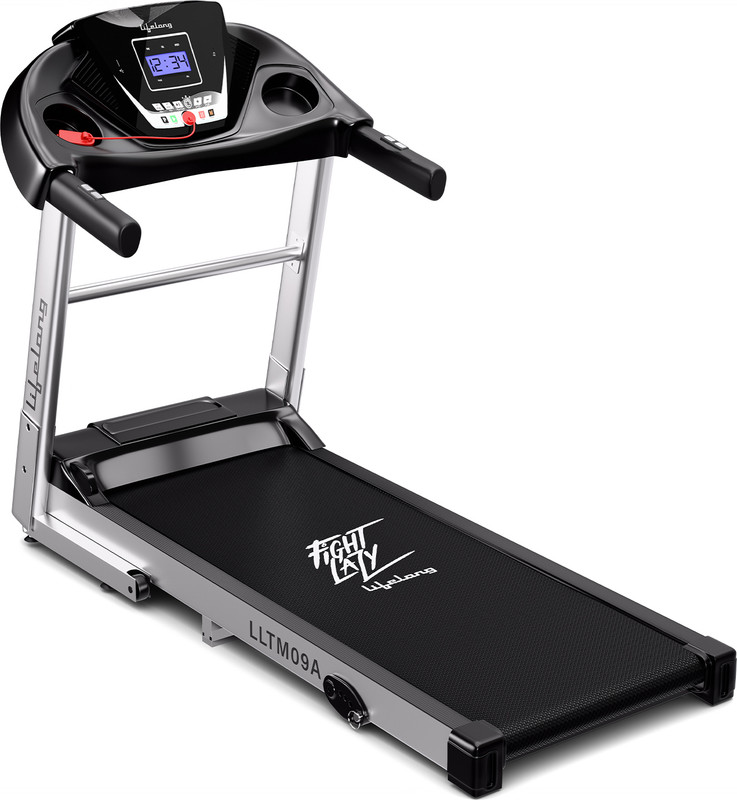 Lifelong Fit Pro 4 Hp With Heat Rate Sonser Motorized Treadmill (Max Weight:100 Kg)
