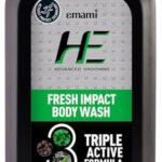 He Fresh Impact 200Ml Body Wash| Shower Gel For Face, Body & Hair| With Bamboo Charcoal, Pepper Oil , Refreshing Menthol | Long Lasting Fragrance | Deep Cleansing, Purifying, Washes Off Fine Pollutants I Paraben Free I For All Skin & Hair Types