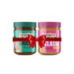 Snackinn Peanut Butter Combo Pack – Chocolate Smooth & Classic Smooth | 100% Natural, High Protein, No Added Preservatives | Creamy & Delicious | Perfect For Spreads, Smoothies & Snacks | 2 Jars (350G Each)