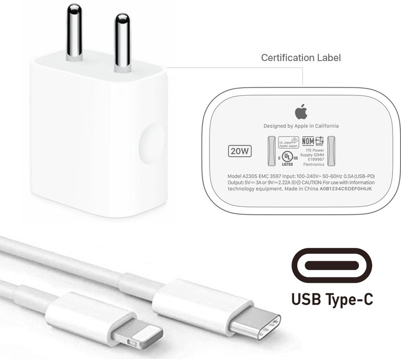 Neroedge 12 W 3 A Wall Charger For Mobile With Detachable Cable(White B, Cable Included)