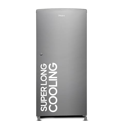 Haier 185 L, 2 Star, Direct-Cool Single Door Refrigerator (Hed-19Tms-N, Moon Silver)