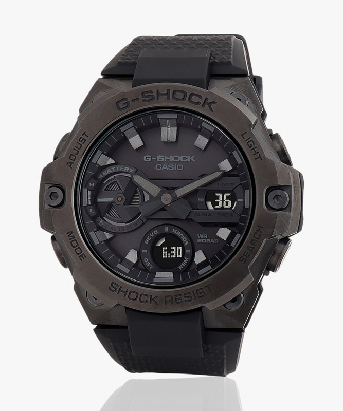 Casio Gst-B400Bb-1Adr G-Shock Black Dial Resin Strap Analog-Digital Watch – For Men