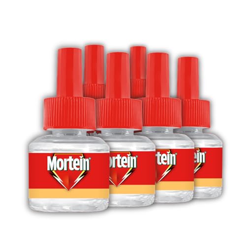 Mortein 45Ml X 6 (Buy 4 Get 2 Free) Fits All Machines | Smartplus Mosquito Repellent Refill | Mosquito Repellent & Killer | 100% Protection From Dengue Mosquitoes, Pack Of 6