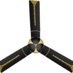 Luminous 1200Mm Jaipur Ghoomar C/F Abu Black 3 Star 1200 Mm 3 Blade Ceiling Fan(Energy Saving | Abu Black | Pack Of 1)