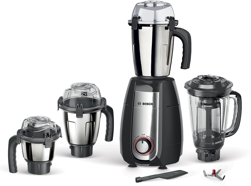 Bosch Mixer Grinder 1000 W Mixer Grinder(Mgm8844Bin | 4 Jars | Black)