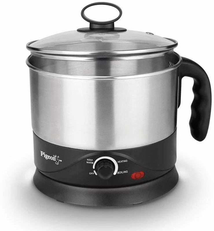 Pigeon Favourite Electric Kettle(1.2 L, Silver, Black)