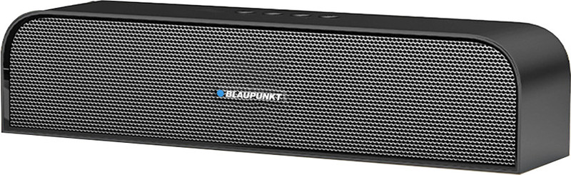 Blaupunkt Sba10 Gold 16W Bluetooth Soundbar Speaker For Tv With Bt, Aux, Tws For Tv/Pc 16 W Bluetooth Soundbar(Raven Black, 2.0 Channel)