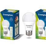 Crompton Dyna Ray 7W Round E27 Led Cool Day Light Pack Of 2
