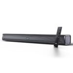 Mivi Fort Q80 Soundbar With 80W Surround Sound, 2.2 Channel Soundbar With 2 In-Built Subwoofers, Multiple Eq And Input Modes, Remote Accessibility, Bluetooth V5.1, Made In India Sound Bar For Tv