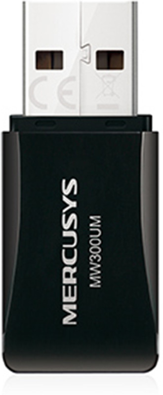 Mercusys Mw300Um N300 Wireless Mini Usb Adapter(Black)