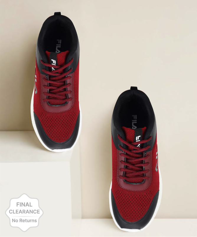 Fila Running Shoes For Men(Red , 6)