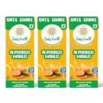 Only Earth Oats Shake | Alphonso Mango | Plant-Based | Lactose-Free | No Added Preservatives| Cholesterol-Free | Guilt-Free | With Calcium, Vitamin D, B1, B2 & B12 200 Ml (Pack 3)