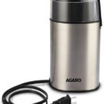 Agaro Grand Coffee Grinder, Stainless Steel Electric, Capacity 60 Gms Dry Coffee Bean 6 Cups Coffee Maker(Silver)