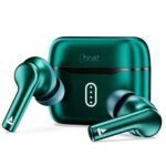Boat Airdopes 141 Pro Buds, 13Mm Drivers, Metallic Finish, 60Hrs Battery, 4Mics Enx, Fast Charge, Ipx5, V5.3 Bluetooth Earbuds, Tws Ear Buds Wireless Earphones With Mic (Martian Green)