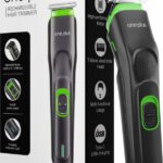 One Plus Op 11 Cordless Professional Hair Trimmer Titanium Coated Blade Waterproof Trimmer 120 Min  Runtime 12 Length Settings(Black, Green)