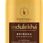 Indulekha Bringha Shampoo Hairfall Controll For Men & Women,Paraben Free(580 Ml)