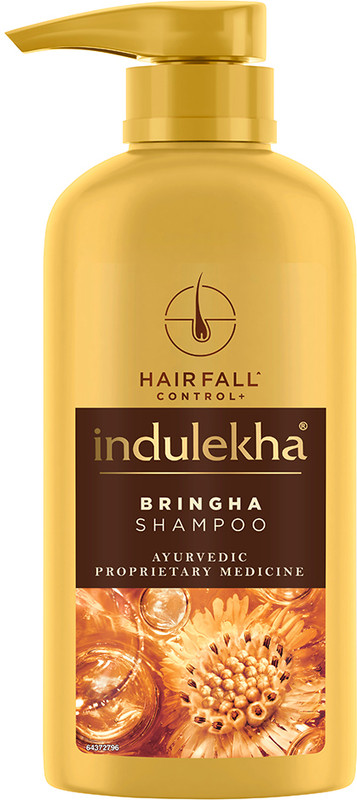 Indulekha Bringha Shampoo Hairfall Controll For Men & Women,Paraben Free(580 Ml)