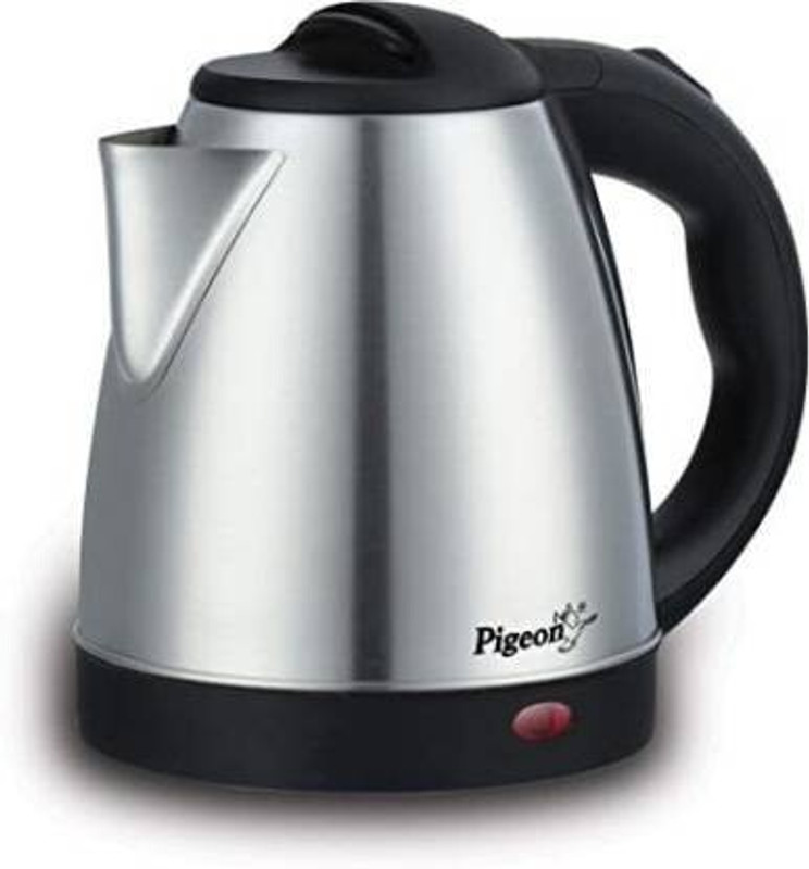 Pigeon Hot Electric Kettle(1.5 L, Silver, Black)