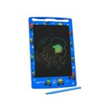 Amazon Basics Writing Tablet With 8.5-Inch Rainbow Colour Lcd Screen And Stylus Pen For Kids & Adults (Blue)