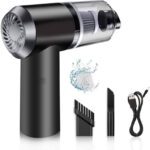 Jerito 3 In 1 Portable High Power Car Vacuum Cleaner Usb Rechargeable Wireless Handheld Car Vacuum Cleaner Traveling, Camping Vehicle Interior Cleaner(300 G)