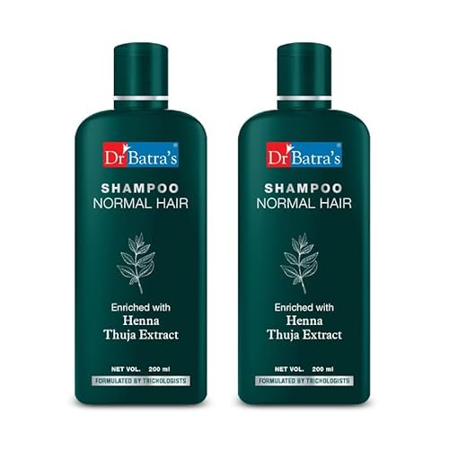 Dr Batra’S Shampoo Enriched With Henna, Strengthening Shampoo For Hair (200Ml, Pack Of 2)