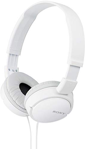 Sony Mdr-Zx110A On-Ear Stereo Headphones (White), Without Mic