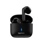 Amazon Basics True Wireless In-Ear Earbuds With Mic, 10Mm Dual Drivers, Up To 56Ms Low Latency, Ipx5 Sweat & Water Resistant, Bluetooth 5.3, Up To 30 Hours Play Time, Fast Charging (Black)
