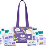 Himalaya Happy Baby Gift Travel Bag With Baby Towel (9 In 1)(White)