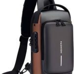 Bellveen New Sling Bag Anti-Theft Usb Crossbody Backpack Waterproof Chest Shoulder Bag 0 L Backpack(Multicolor)