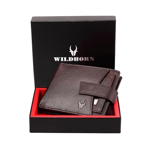 Wildhorn Rfid Protected Leather Wallet For Men, Brown