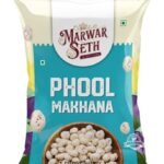 Marwar Seth High Protein Makhana (Foxnut) 200 G, Phool Makhana For Prasadam, Healthy Snacking, Fasting
