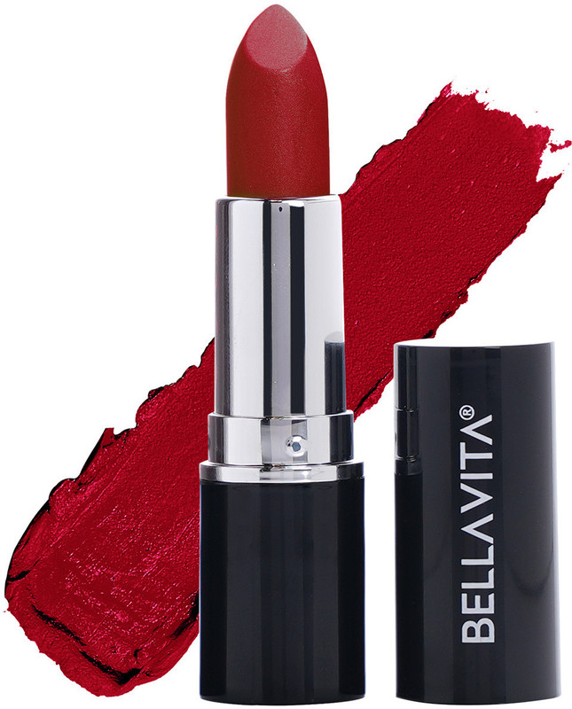 Bellavita Comfort Matte Bullet Lipstick | Intense Moisturization | Smooth Glide |(Scarlet Red, 4.2 G)