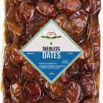 Nature Aahar Organic Seedless Dates Pin Khajur Arabian Dates, Dry Fruit Dates(1 X 500 G)